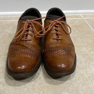 2.ZERØGRAND Lined Laser Wingtip Oxford